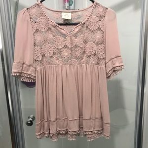 Knox Rose Blush blouse